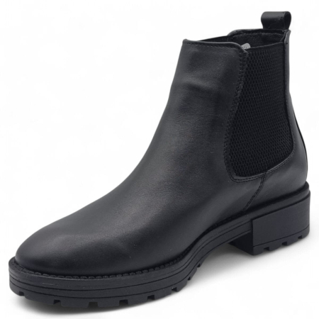 Ghete Damă Casual Din Piele Naturală Negru 30358 [4]