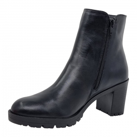 Ghete Damă Casual Din Piele Neagră  8616 [15]