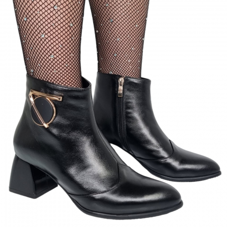 Ghete Damă Elegante Din Piele Naturală 9530 [5]