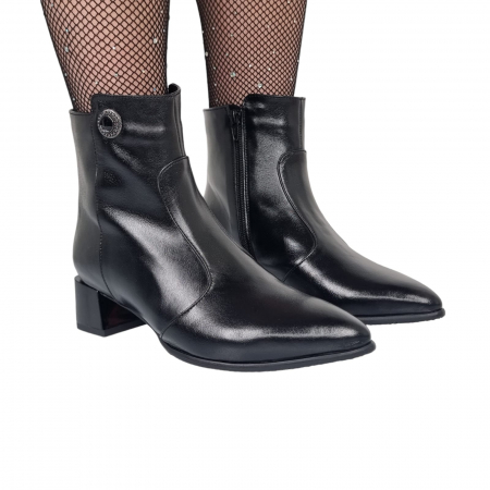 Ghete Damă Elegante Din Piele Naturală 9534 [1]