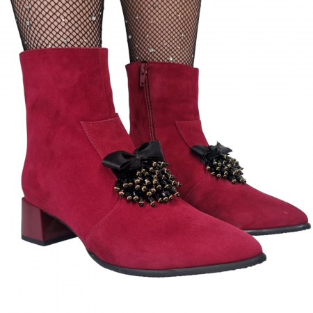 Ghete Damă Elegante Din Piele Naturală 9535 [2]