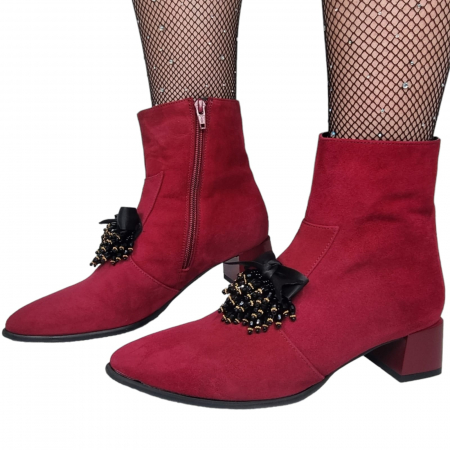 Ghete Damă Elegante Din Piele Naturală 9535 [4]