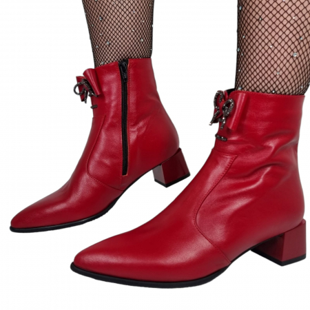 Ghete Damă Elegante Din Piele Naturală 9536 [1]
