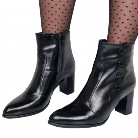 Ghete Damă Elegante Din Piele Naturală 9540 [3]