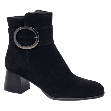 Ghete Damă Elegante Din Piele Naturală Neagră Vel 9547 [2]
