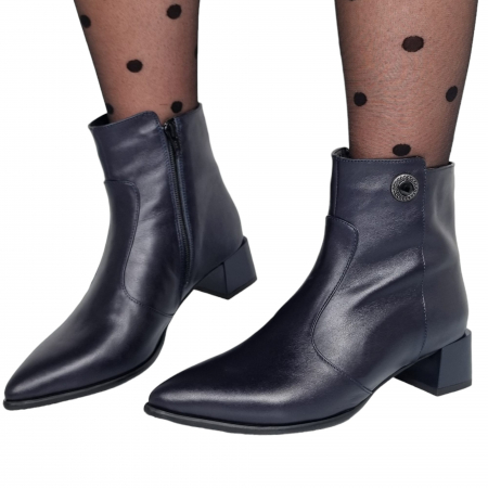 Ghete Damă Elegante Din Piele Naturală 9553 [1]