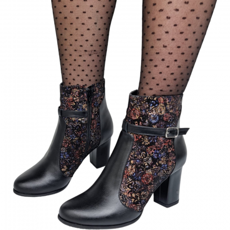 Ghete Damă Elegante Din Piele Naturală 9555 [2]