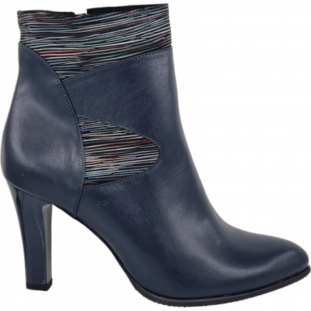 Ghete Elegante Pentru Femei - Ghete Damă Elegante Din Piele Naturală Blue 40190