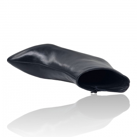 Ghete Damă Elegante Din Piele Naturală Negru Linii Au 40211 [6]