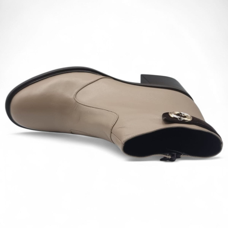 Ghete Damă Elegante Din Piele Naturală Cafe 40218 [6]