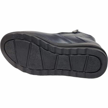 Ghete Damă Casual Din Piele Naturală Blue 8547 [4]