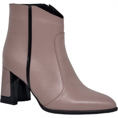 Ghete Elegante Pentru Femei - Ghete Damă Elegante Din Piele Naturală  9510