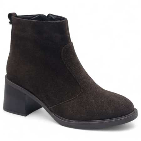 Ghete Damă Elegante Din Piele Naturală Maro Vel  40220 [1]