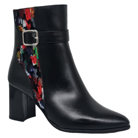 Ghete Damă Elegante Din Piele Naturală Neagră 9504 [5]