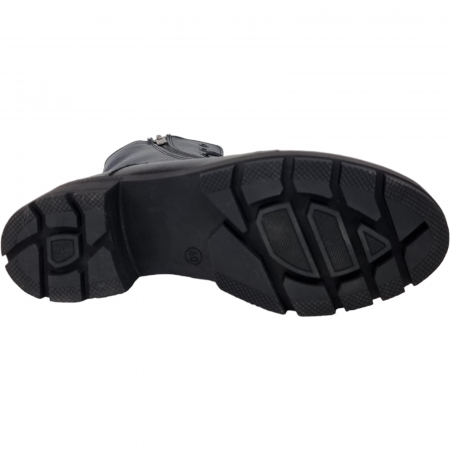 Ghete Damă Casual Din Piele Naturală Bordo 8592 [5]