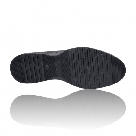 Pantofi Bărbați Casual Confort Din Piele Naturală Neagră 387 [2]