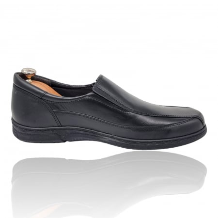 Pantofi Bărbați Casual Din Piele Naturală Neagra 1311 [4]
