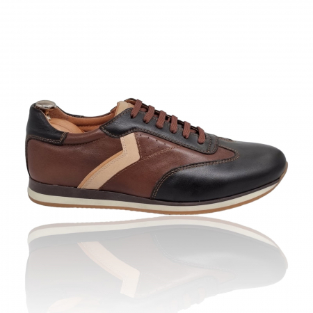 Barbati - Pantofi Bărbați Casual Din Piele Naturală Maro 358