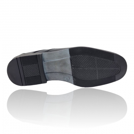 Pantofi Bărbați Casual Din Piele Naturală Neagra 1313 [3]