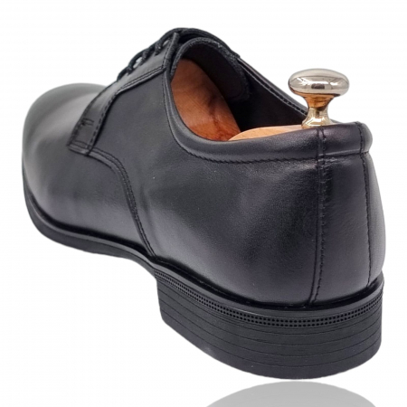 Pantofi Bărbați Casual Din Piele Naturală Neagra 1314 [2]