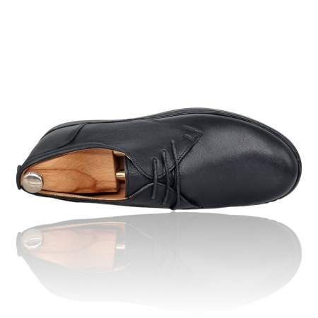 Pantofi Bărbați Casual Din Piele Naturală Neagra 1323 [3]