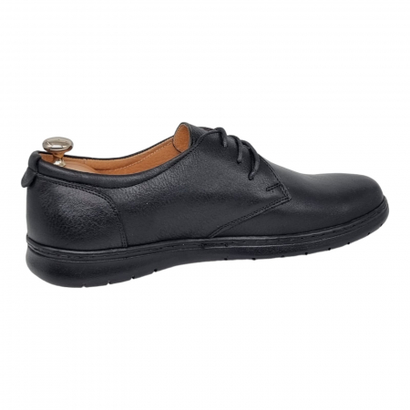 Pantofi Bărbați Casual Din Piele Naturală Neagra 1323 [8]