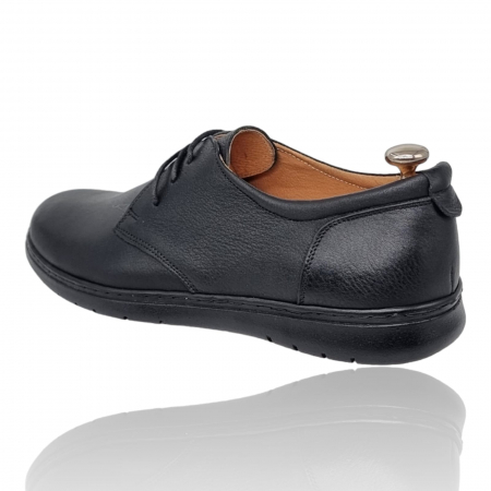 Pantofi Bărbați Casual Din Piele Naturală Neagra 1323 [5]