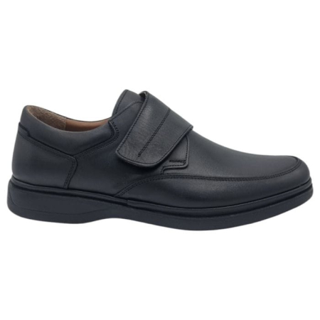 Barbati - Pantofi Bărbați Casual Din Piele Naturală Neagra 2580