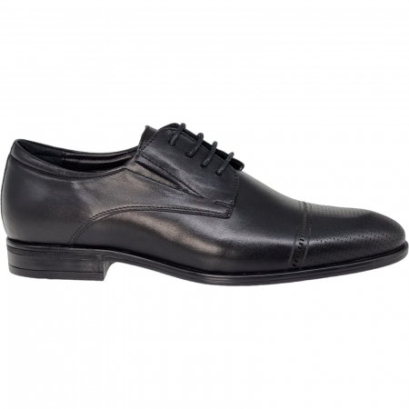 Pantofi Eleganti Pentru Barbati - Pantofi Bărbați Eleganți Din Piele Naturală negru 1662
