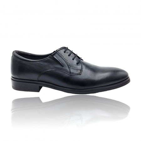 Pantofi Eleganti Pentru Barbati - Pantofi Bărbați Eleganți Din Piele Naturală Neagră 1665