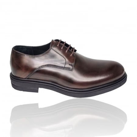 Pantofi Eleganti Pentru Barbati - Pantofi Bărbați Eleganți Din Piele Naturală Maro 1677