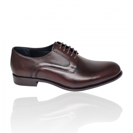 Pantofi Eleganti Pentru Barbati - Pantofi Bărbați Eleganți Din Piele Naturală Maro 1684