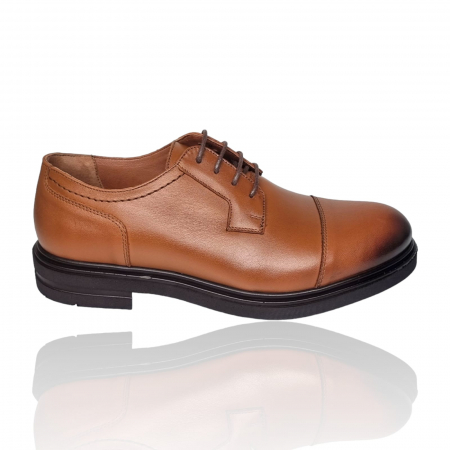 Pantofi Eleganti Pentru Barbati - Pantofi Bărbați Eleganți Din Piele Naturală Maro 1694