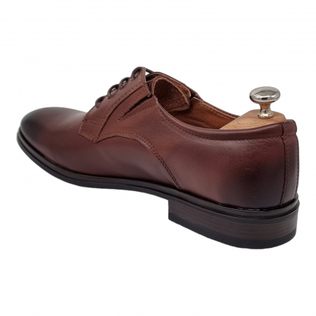 Pantofi Bărbați Eleganți Din Piele Naturală Maro 1711 [8]