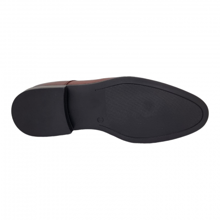 Pantofi Bărbați Eleganți Din Piele Naturală Maro 1711 [7]