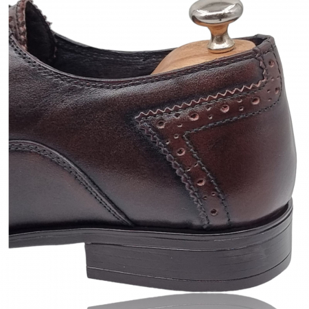 Pantofi Bărbați Eleganți Din Piele Naturală Maro 283 [4]