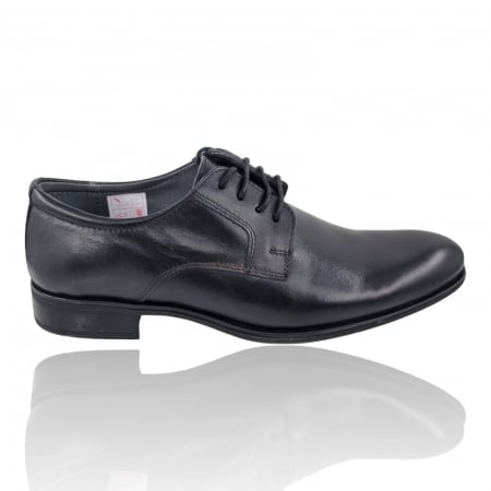 Pantofi Bărbați Eleganți Din Piele Naturală Neagră 1284 [7]
