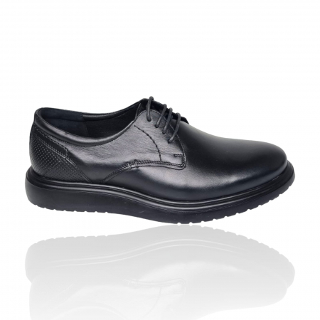 Pantofi Eleganti Pentru Barbati - Pantofi Bărbați Eleganți Din Piele Naturală Neagră 1692