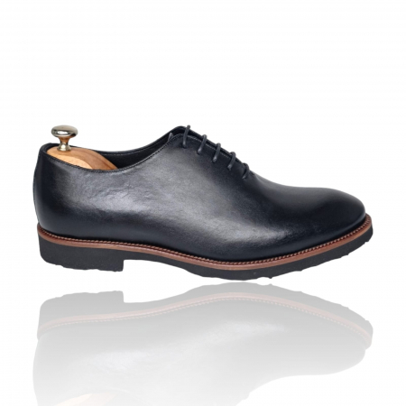 Pantofi Bărbați Eleganți Din Piele Naturală Neagră 1703 [3]