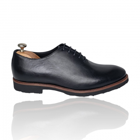 Pantofi Eleganti Pentru Barbati - Pantofi Bărbați Eleganți Din Piele Naturală Neagră 1703