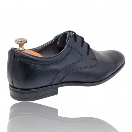 Pantofi Bărbați Eleganți Din Piele Naturală Neagră 587 [2]