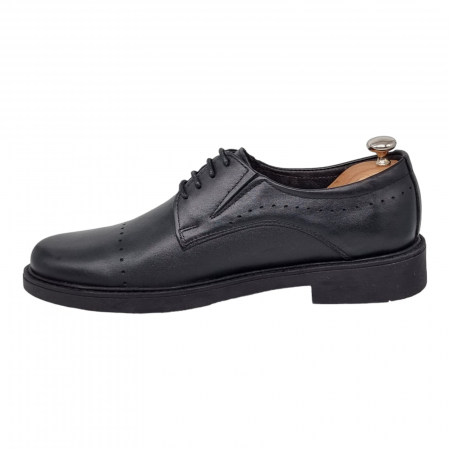 Pantofi Bărbați Eleganți Din Piele Naturală Neagra 1722 [9]