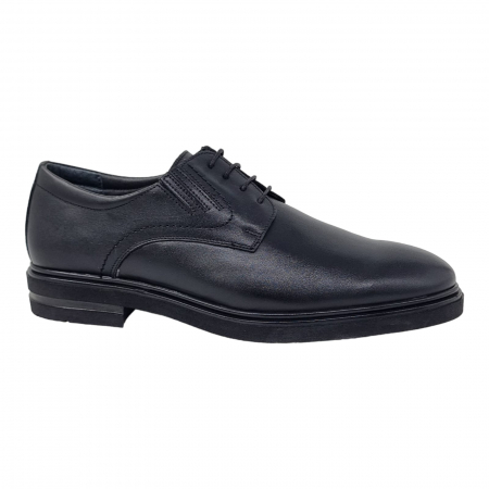 Barbati - Pantofi Bărbați Eleganți Din Piele Naturală Neagra 1732