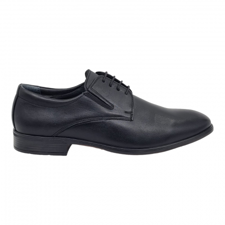 Barbati - Pantofi Bărbați Eleganți Din Piele Naturală Neagra 1733