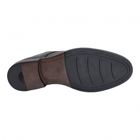 Pantofi Bărbați Eleganți Din Piele Naturală Neagra 1735 [4]