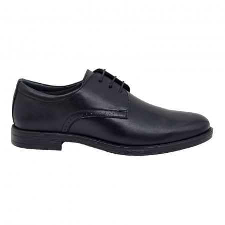 Barbati - Pantofi Bărbați Eleganți Din Piele Naturală Neagra 1735