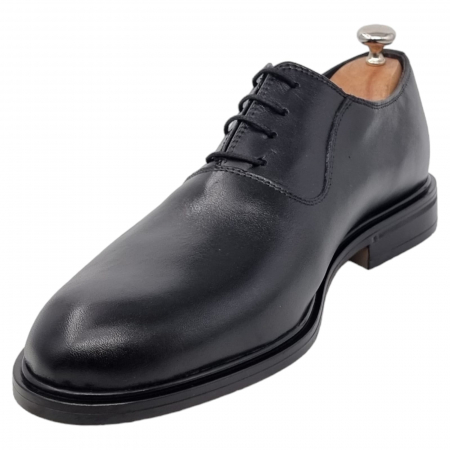 Pantofi Bărbați Eleganți Din Piele Naturală Neagra 1741 [3]