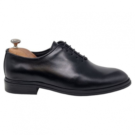 Barbati - Pantofi Bărbați Eleganți Din Piele Naturală Neagra 1742