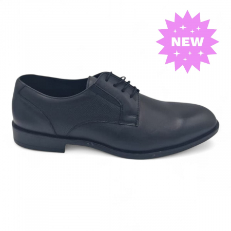 Barbati - Pantofi Bărbați Eleganți Din Piele Naturală Neagra 1745