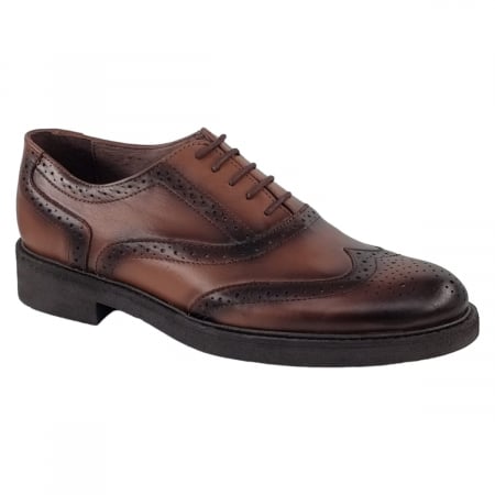 Pantofi Eleganti Pentru Barbati - Pantofi Bărbați Eleganți Din Piele Naturală maro 1664